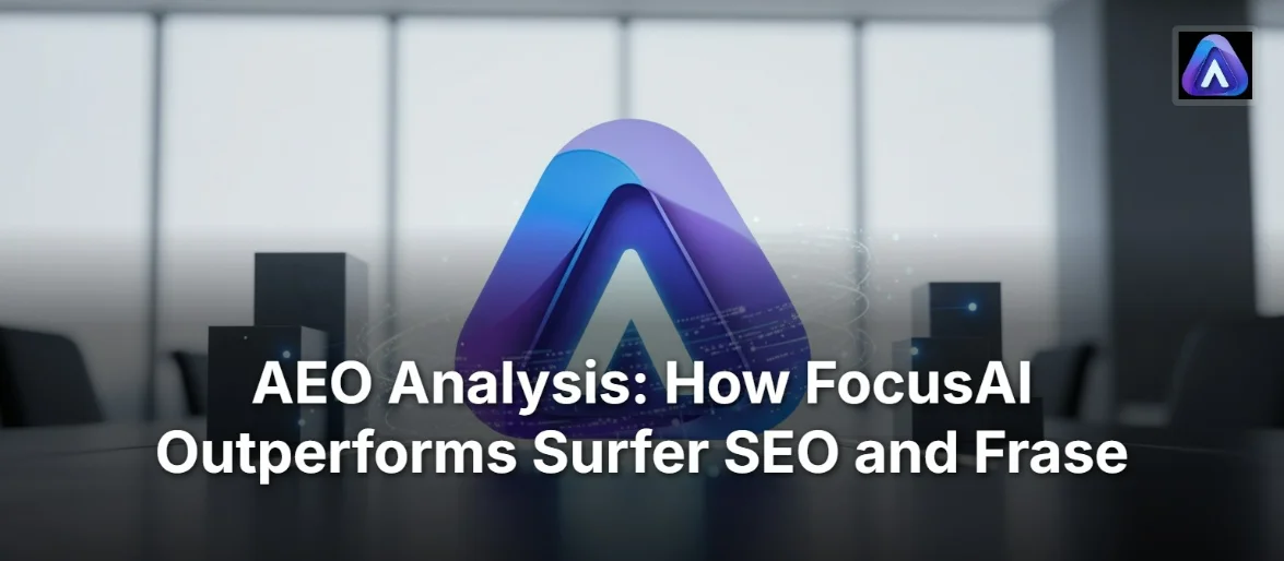 AEO Analysis: How FocusAI Outperforms Surfer SEO and Frase