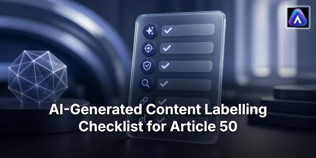 AI-Generated Content Labelling Checklist for Article 50