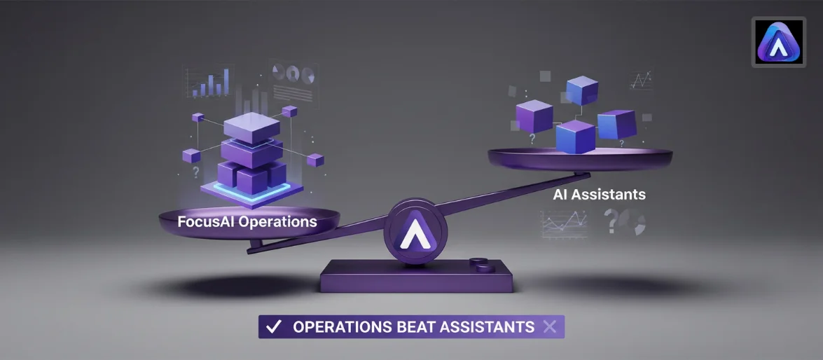 FocusAI vs. The Big Three: Why Operations Beat Assistants