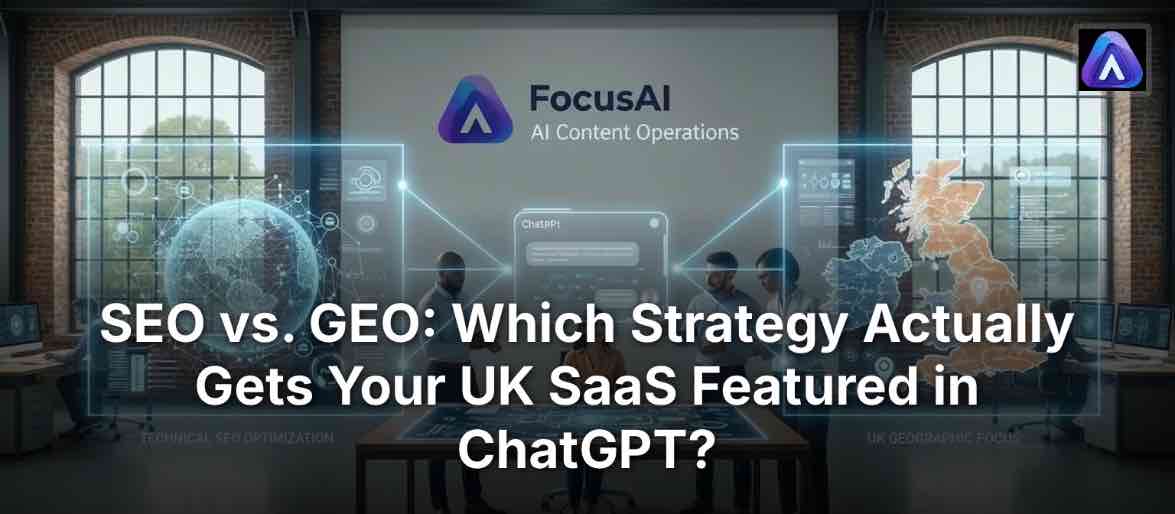SEO vs. GEO: Which Strategy Actually Gets Your UK SaaS Featured in ChatGPT?