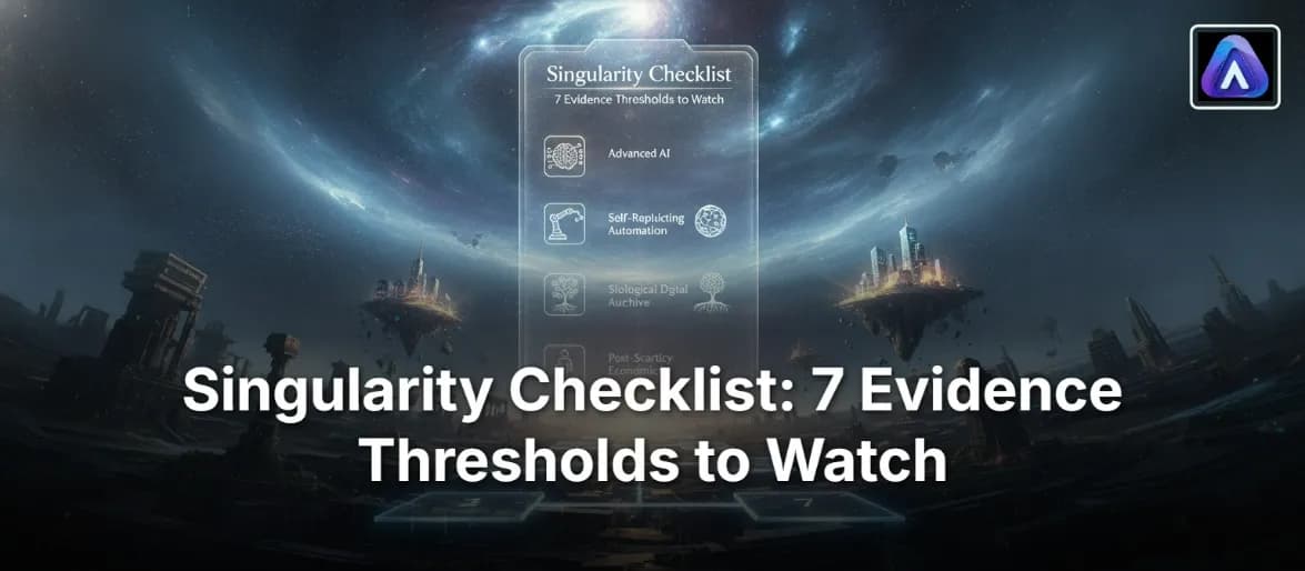Singularity Checklist: 7 Evidence Thresholds to Watch