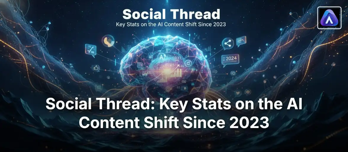 Social Thread: Key Stats on the AI Content Shift Since 2023