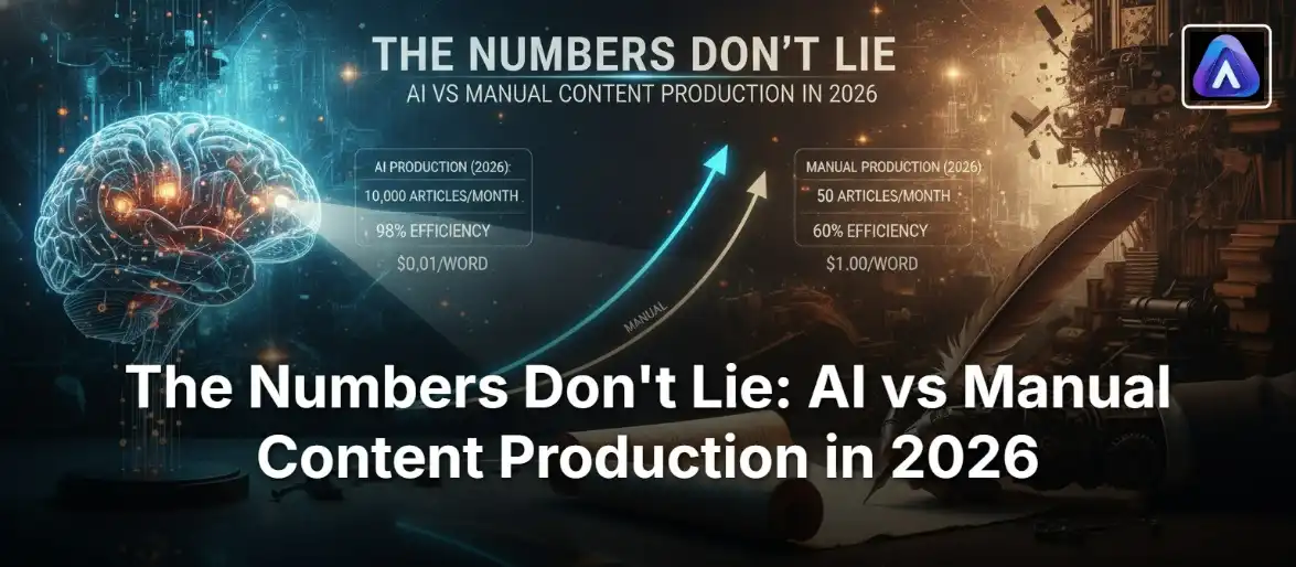 The Numbers Don't Lie: AI vs Manual Content Production in 2026